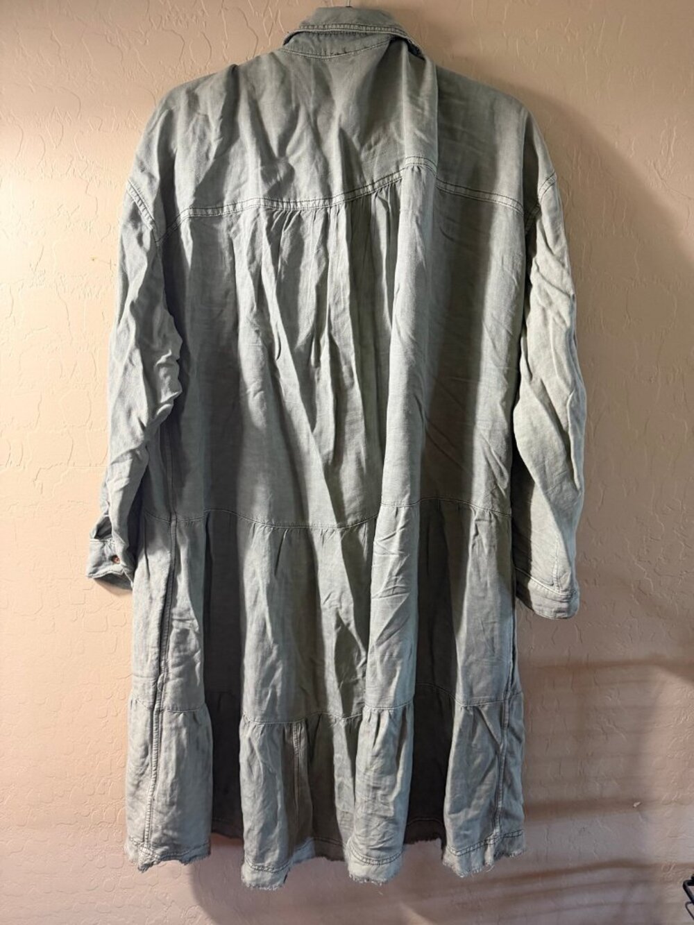 Anthropologie tiered shirt dress - Picture 3 of 3